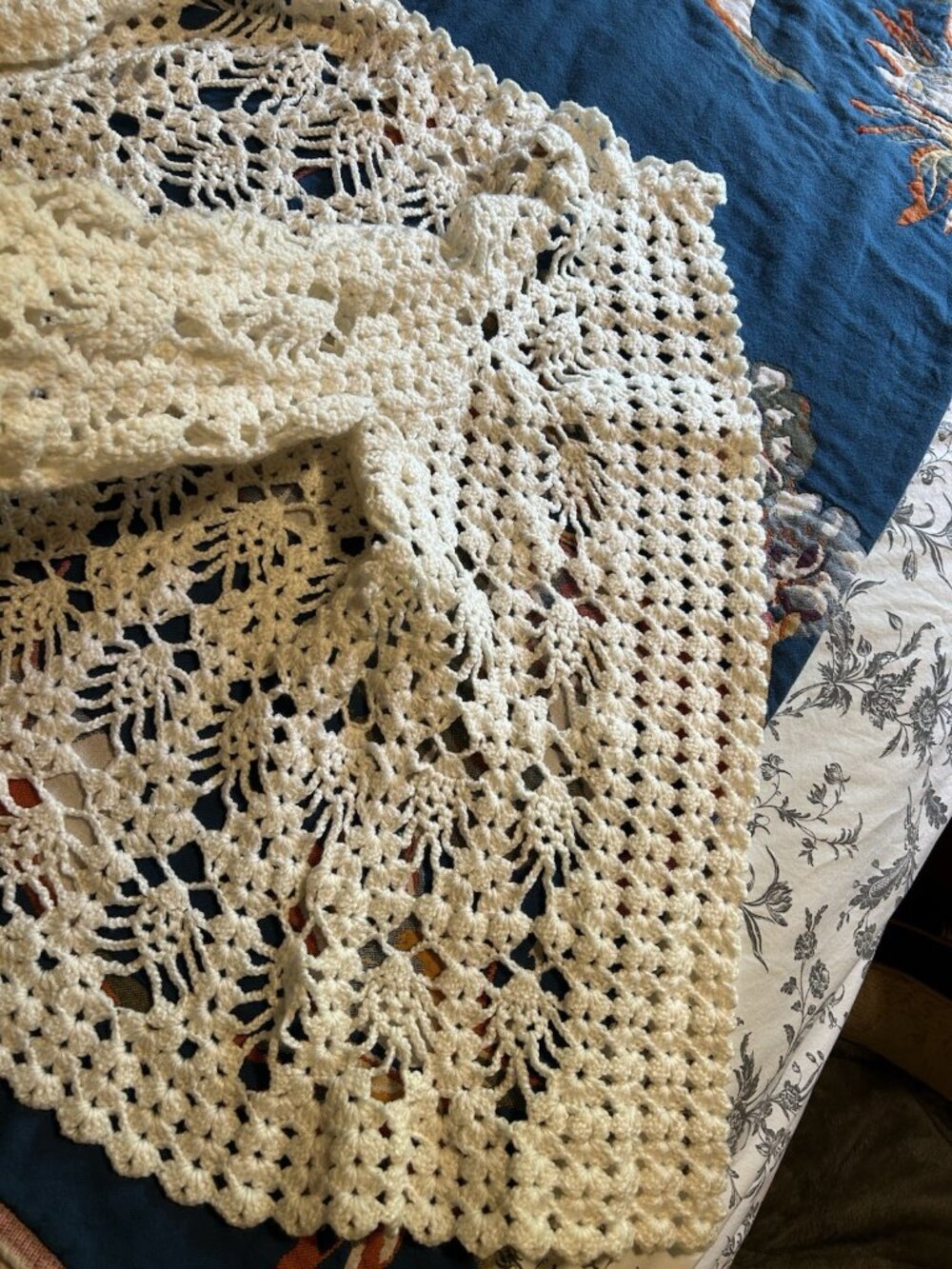 Handmade Ivory crochet cardigan BOHO Small - Picture 9 of 9